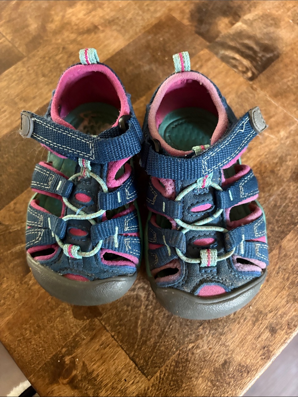 Keen Kids Navy and Pink Active Sandals